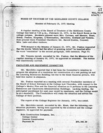 [1971] Board of Trustees Meeting Material Box 1.2: February 1971-July 1971