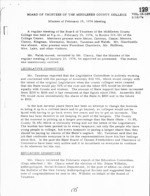 [1974] Board of Trustees Meeting Material Box 1.2: February 1974- July 1974