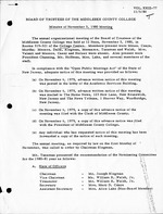 [1980-1981]  Board of Trustees Meeting Material Box 1.4: November 1980-February 1981