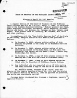 [1983]  Board of Trustees Meeting Material Box 1.5: April 1983 - July1983