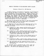 [1984]  Board of Trustees Meeting Material Box 1.5: March 1984 - April 1984