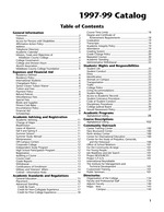 1997 -1999 Course Catalog