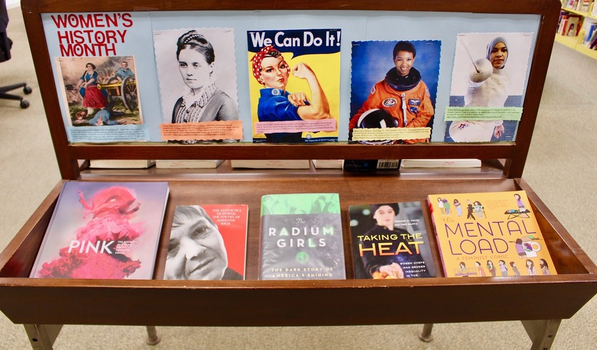 2019 Women's History Month - 2019 March Women's History Book Display