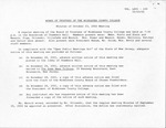Board of Trustees Meeting Minutes October 2002