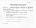 Board of Trustees Meeting Minutes November 2002