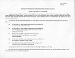 Board of Trustees Meeting Minutes March 2005