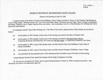 Board of Trustees Meeting Minutes April 2006