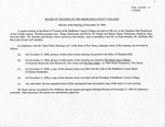 Board of Trustees Meeting Minutes December 2006