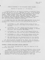 Board of Trustees Meeting Minutes September 1996