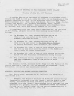Board of Trustees Meeting Minutes July 1997
