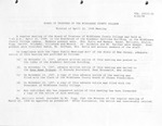 Board of Trustees Meeting Minutes April 1998