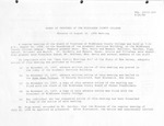 Board of Trustees Meeting Minutes August 1998