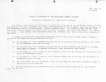 Board of Trustees Meeting Minutes November 1998