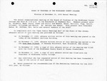 Board of Trustees Meeting Minutes November 2000