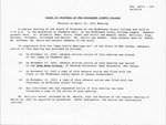 Board of Trustees Meeting Minutes April 2001