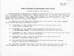 Board of Trustees Meeting Minutes May 2001