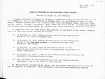 Board of Trustees Meeting Minutes August 2001