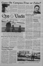 Quo Vadis - vol. 07 no. 12 - Fall 1972