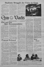Quo Vadis - vol. 07 no. 17 - Fall 1972