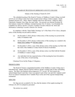 Board of Trustees Meeting Minutes March 2019