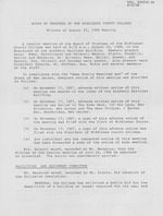 Board of Trustees Meeting Minutes August 1988