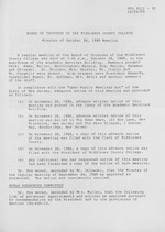 Board of Trustees Meeting Minutes October 1989