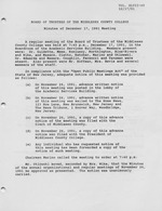 Board of Trustees Meeting Minutes December 1991
