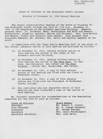 Board of Trustees Meeting Minutes November 1992