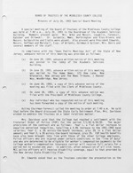 Board of Trustees Meeting Minutes July 1993