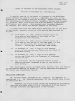 Board of Trustees Meeting Minutes September 1993