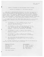 Board of Trustees Meeting Minutes November 1994