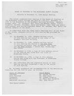 Board of Trustees Meeting Minutes November 1995