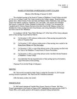 Board of Trustees Meeting Minutes January 2020