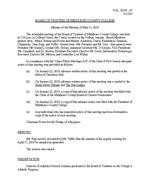 Board of Trustees Meeting Minutes May 2019