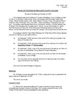 Board of Trustees Meeting Minutes October 2019
