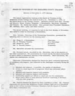 Board of Trustees Meeting Minutes November 1970