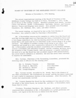 Board of Trustees Meeting Minutes November 1972