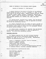 Board of Trustees Meeting Minutes December 1968