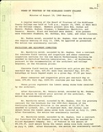 Board of Trustees Meeting Minutes August 1969