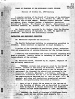 Board of Trustees Meeting Minutes October 1969