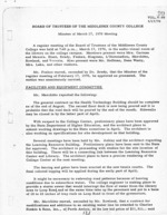 Board of Trustees Meeting Minutes March 1970