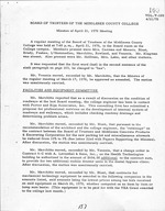 Board of Trustees Meeting Minutes April 1970