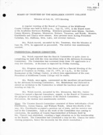 Board of Trustees Meeting Minutes July 1975