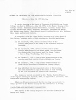 Board of Trustees Meeting Minutes May 1976