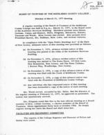 Board of Trustees Meeting Minutes March 1977
