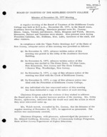 Board of Trustees Meeting Minutes December 1977