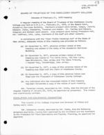Board of Trustees Meeting Minutes February 1978