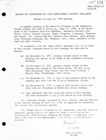 Board of Trustees Meeting Minutes May 1978