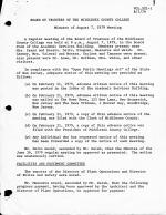 Board of Trustees Meeting Minutes August 1979