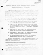 Board of Trustees Meeting Minutes December 1979